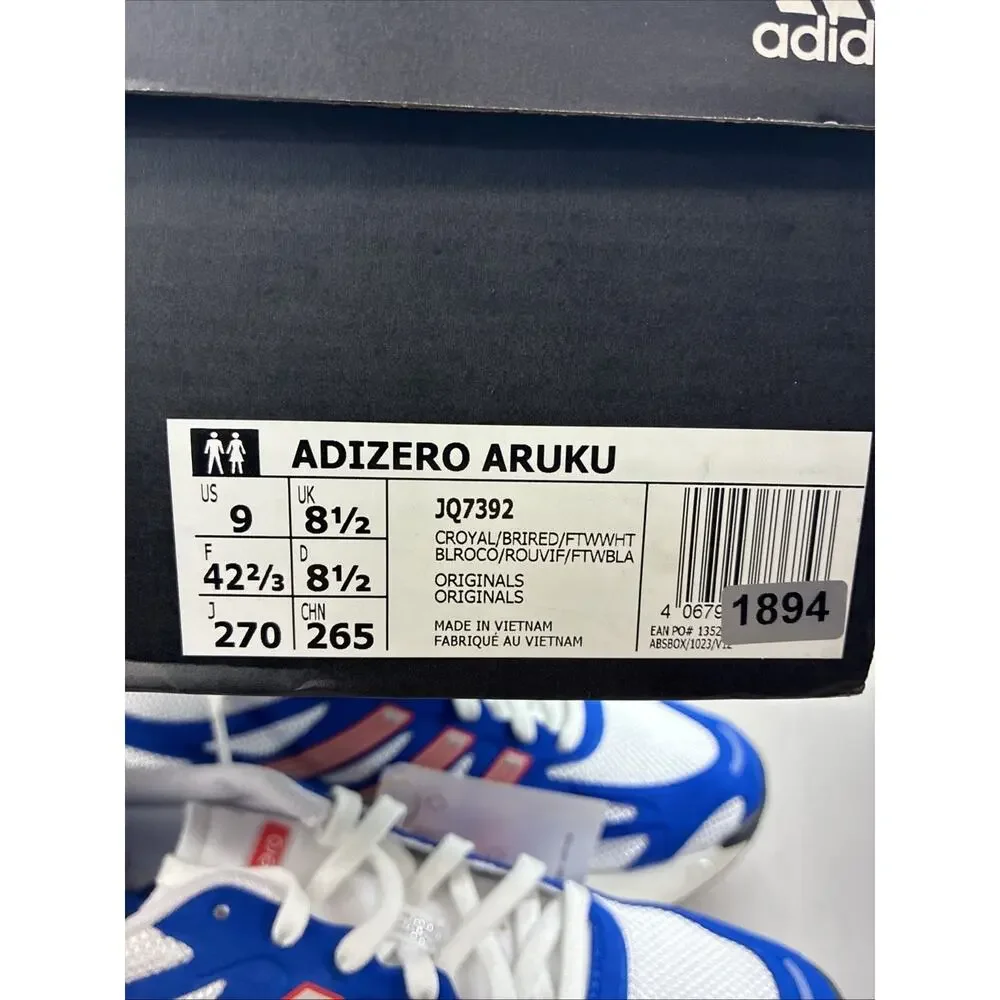 New Adidas Adizero Aruku Collegiate Royal Bright Red Size 9 Men’s With Box